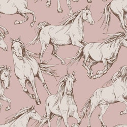 Dekornik, Tapet Horses Pink