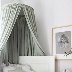 Cotton&Sweets, Desert green maxi sengehimmel i bomuld