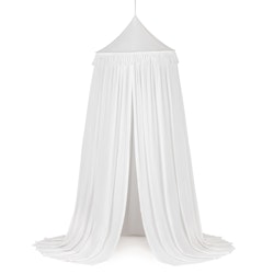 Cotton&Sweets, Hvid boho maxi sengehimmel i bomuld