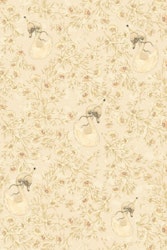 Mrs Mighetto, tapet Dear Swan, Pale Yellow