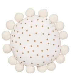 Rund pude med pomponer, Dream