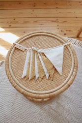 Moi Mili, vimpel med pailletter, Guld/beige