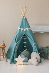 Moi Mili, tipi telt i linned med vimpel, Gold Star