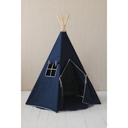 Moi Mili, tipi telt i linned, Navy Blue