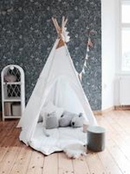 Moi Mili, tipi telt i linned, White
