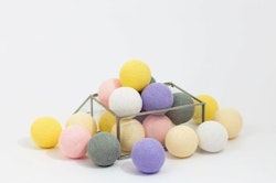 Cottonlove, lyskæde, Lilla Pastel