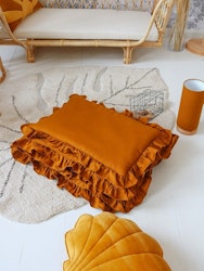 Lamps&Company, sengetøj i linned til tremmeseng, mustard