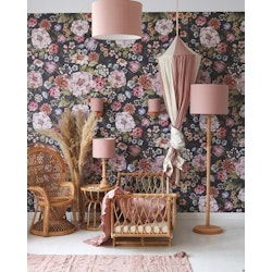 Lamps&Company, væglampe i linned, lyserød