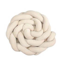 Babylove, flettet sengerand, beige