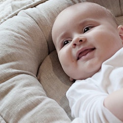 Cotton&Sweets, klassisk babynest i linned, natur