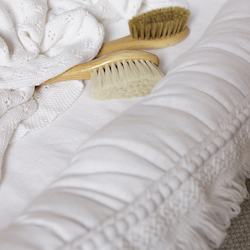 Cotton&Sweets, babynest i bomull, hvid boho