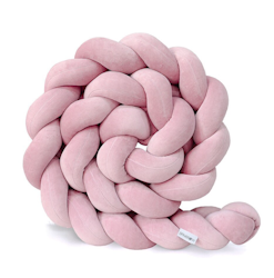 Flettet sengerand, Dusty Pink