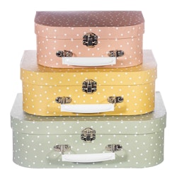 Sass&Belle, kufferter Earth Tones Spotted, 3 stk