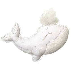 Cotton&Sweets, uro vægdekoration Hval, hvid