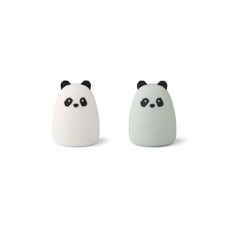 Liewood, natlampe Callie 2-pak, Panda Creme de la Creme Blue