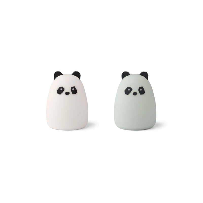 Liewood, natlampe Callie 2-pak, Panda Creme de la Creme Blue