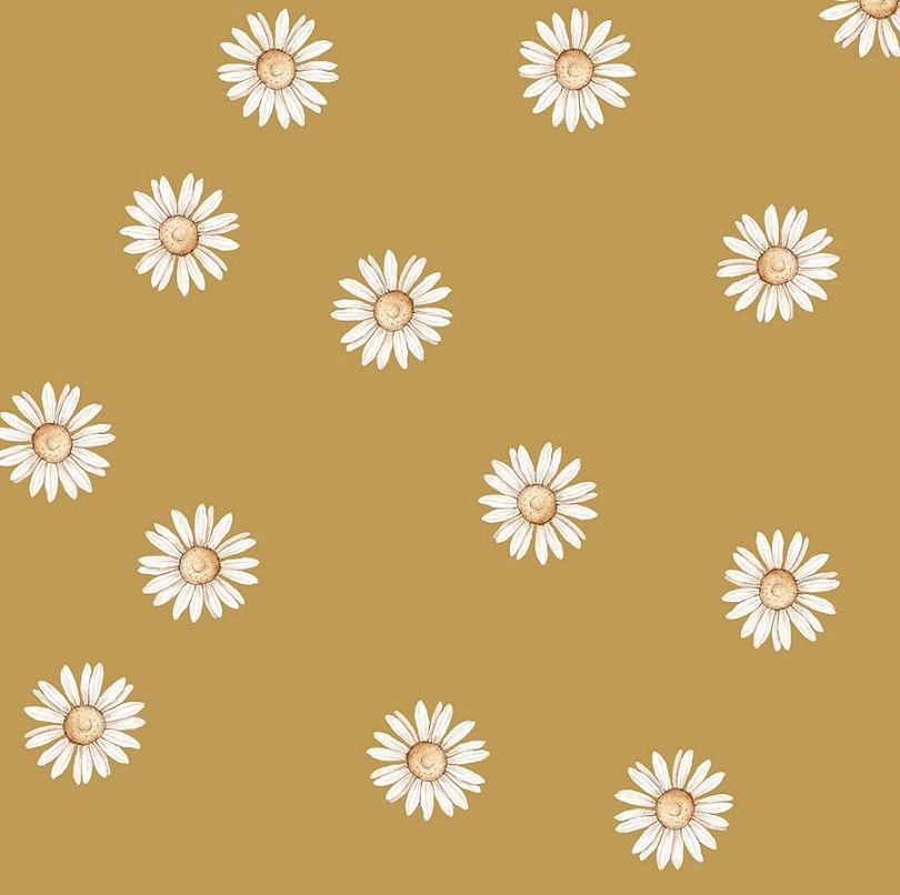 Dekorillo, tapet Little Daisy Yellow