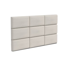 Polstret vægpanel, cream (forskellige størrelser)