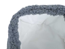 Jollein, opbevaringskurv teddy, soft grey
