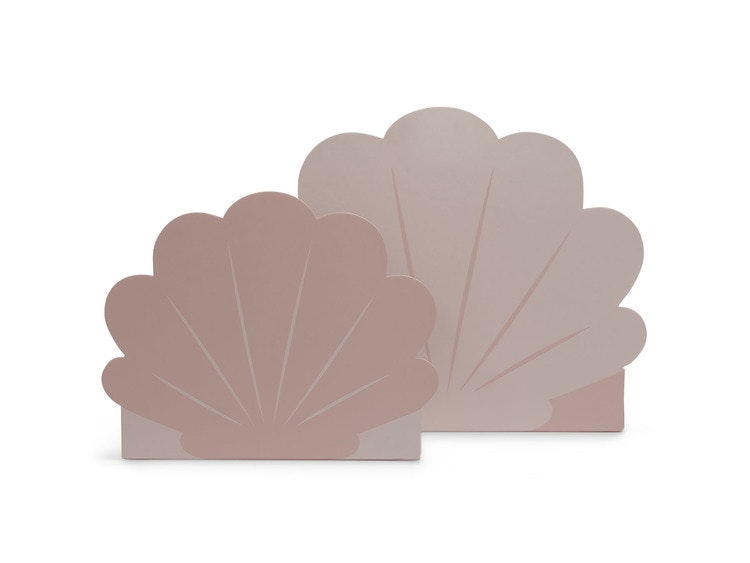 Jollein, opbevaringsbokse kufferter Shell, pale pink