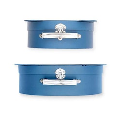Jollein, opbevaringsbokse kufferter Animal Club, steel blue