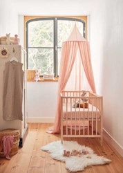 Jollein, sengehimmel, vintage pale pink
