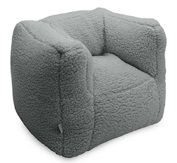 Jollein, lænestol teddy, grey
