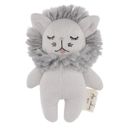 Konges Sløjd, rangle legetøj, Mini lion grey