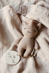 Konges Sløjd, rangle legetøj, Mini unicorn fawn rose