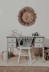 Woodluck, skrivebord Babushka, olivengrøn