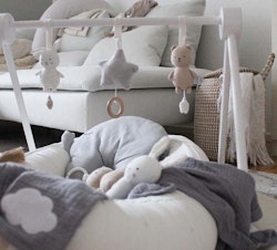 JaBaDaBaDo, babygym i træ, hvid