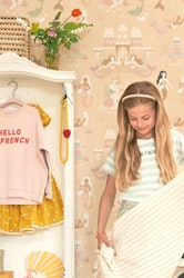 Majvillan, tapet Mermaid reef, sandy beige