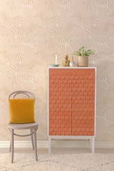 Majvillan, tapet Safari stripes, dusty beige