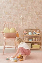 Majvillan, tapet Dollhouse, sunny pink
