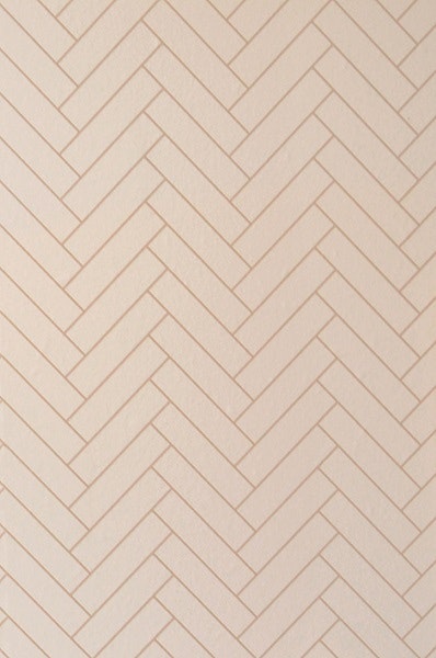 Majvillan, tapet Herringbone, sandy beige