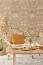 Majvillan, tapet June, honey beige