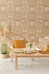 Majvillan, tapet June, honey beige