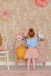 Majvillan, tapet Garden party, dusty blush pink