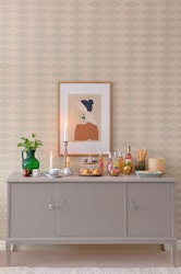 Majvillan, tapet Copenhagen, beige green