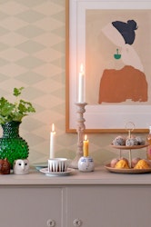 Majvillan, tapet Copenhagen, beige green