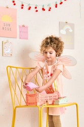 Majvillan, tapet Stardust, lovely pastel pink