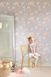 Majvillan, tapet True unicorns, lilla