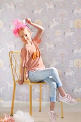 Majvillan, tapet True unicorns, lilla