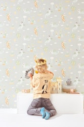 Majvillan, tapet Magical adventure, soft grey
