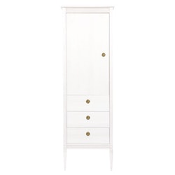 Antik garderobe, hvid