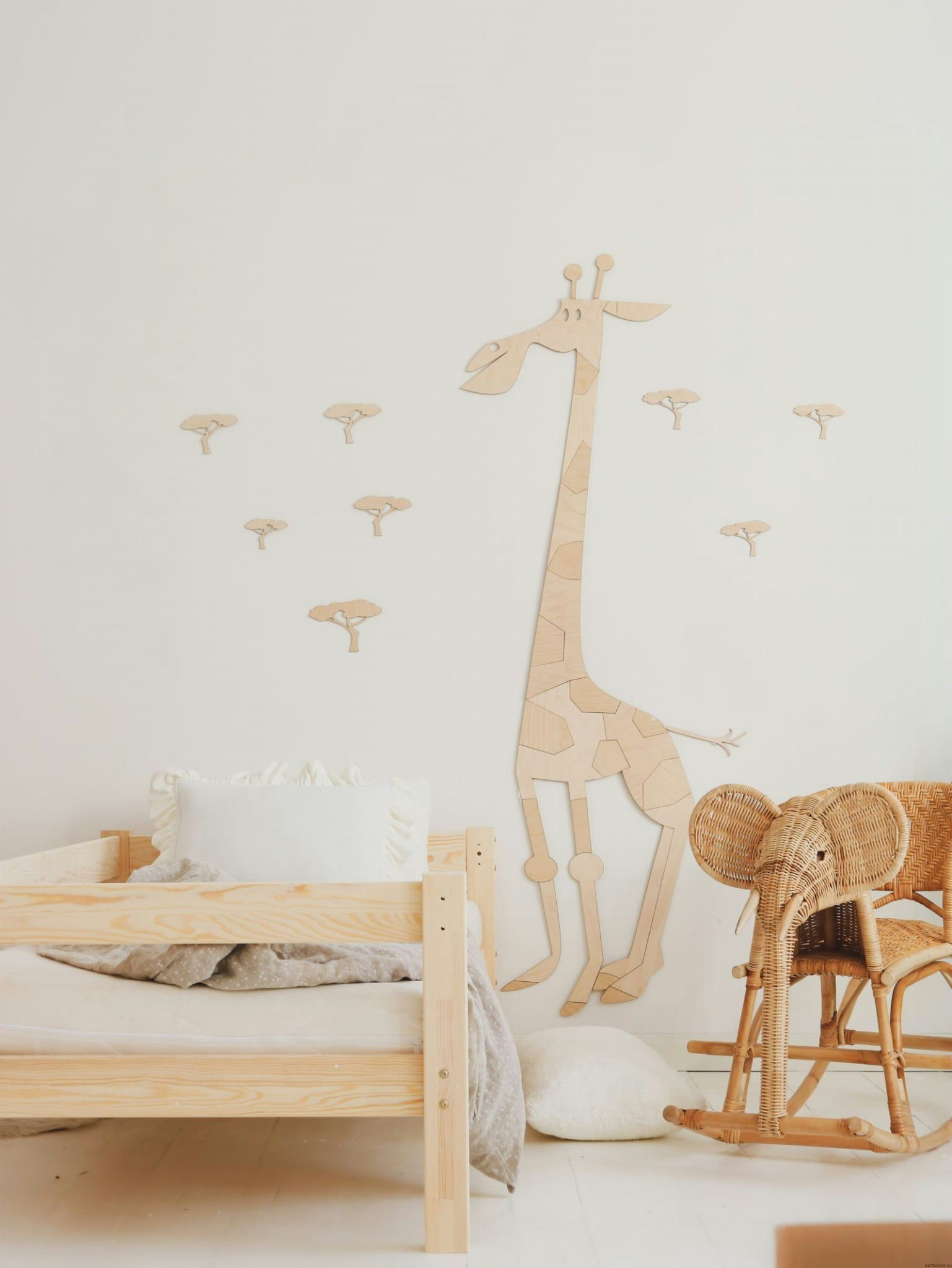 Vægdekoration Giraf