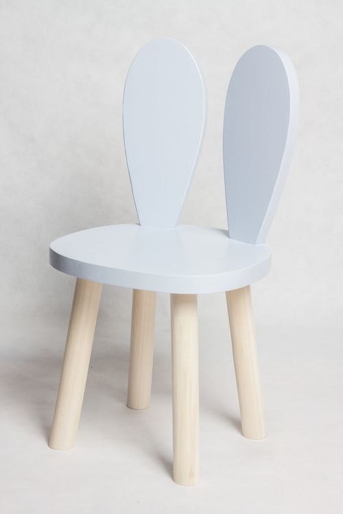 Møbelsæt til børn - To kaninstole og bord