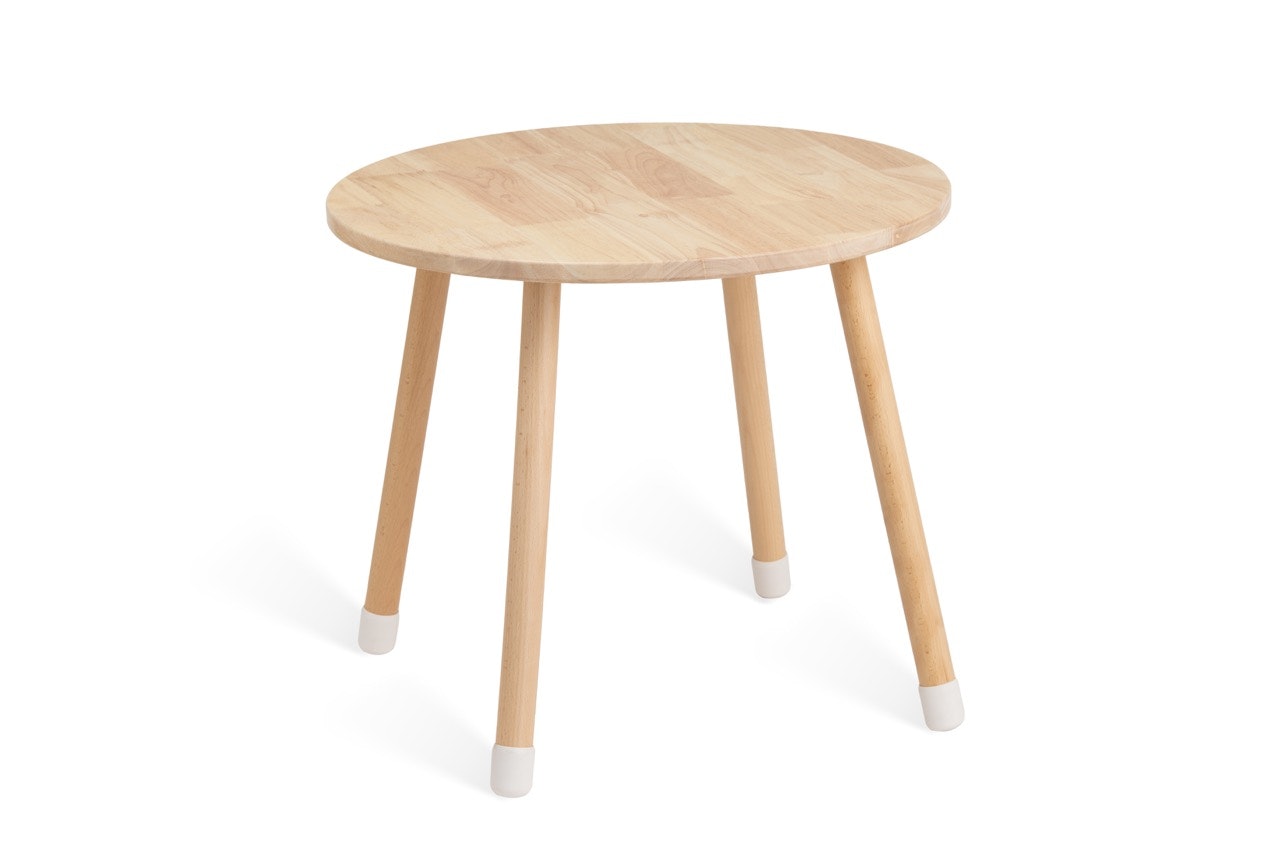 Babylove - bord med 2 kaninstole, natur