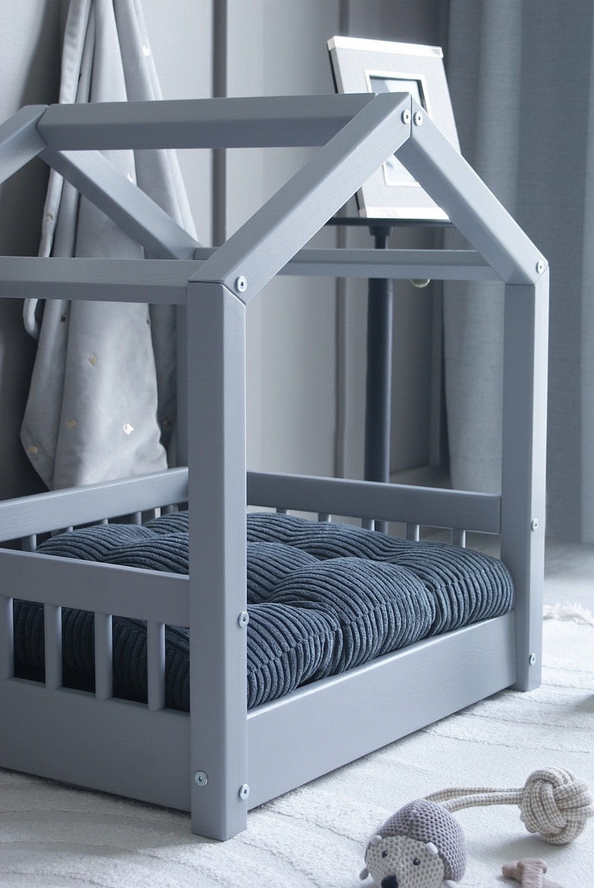 Cozy hundeseng/hundekurv Grå (L)