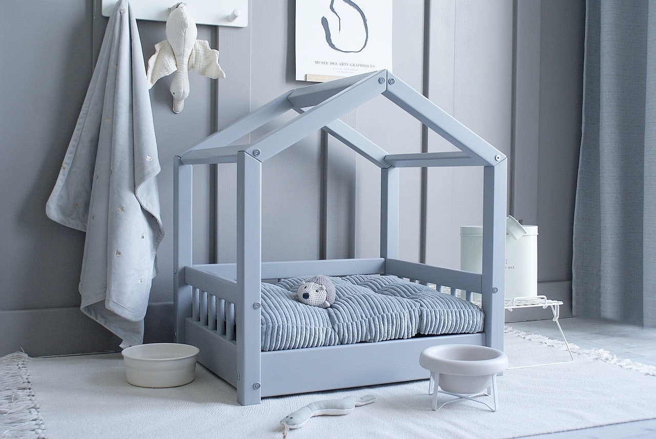 Cozy hundeseng/hundekurv Grå (L)